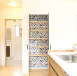 食品庫の壁紙がかわいい