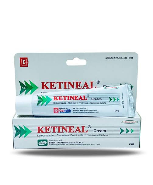 [Ceres Pharmacy, Surulere, Lagos] Ketineal Ketoconazole Cream 20g