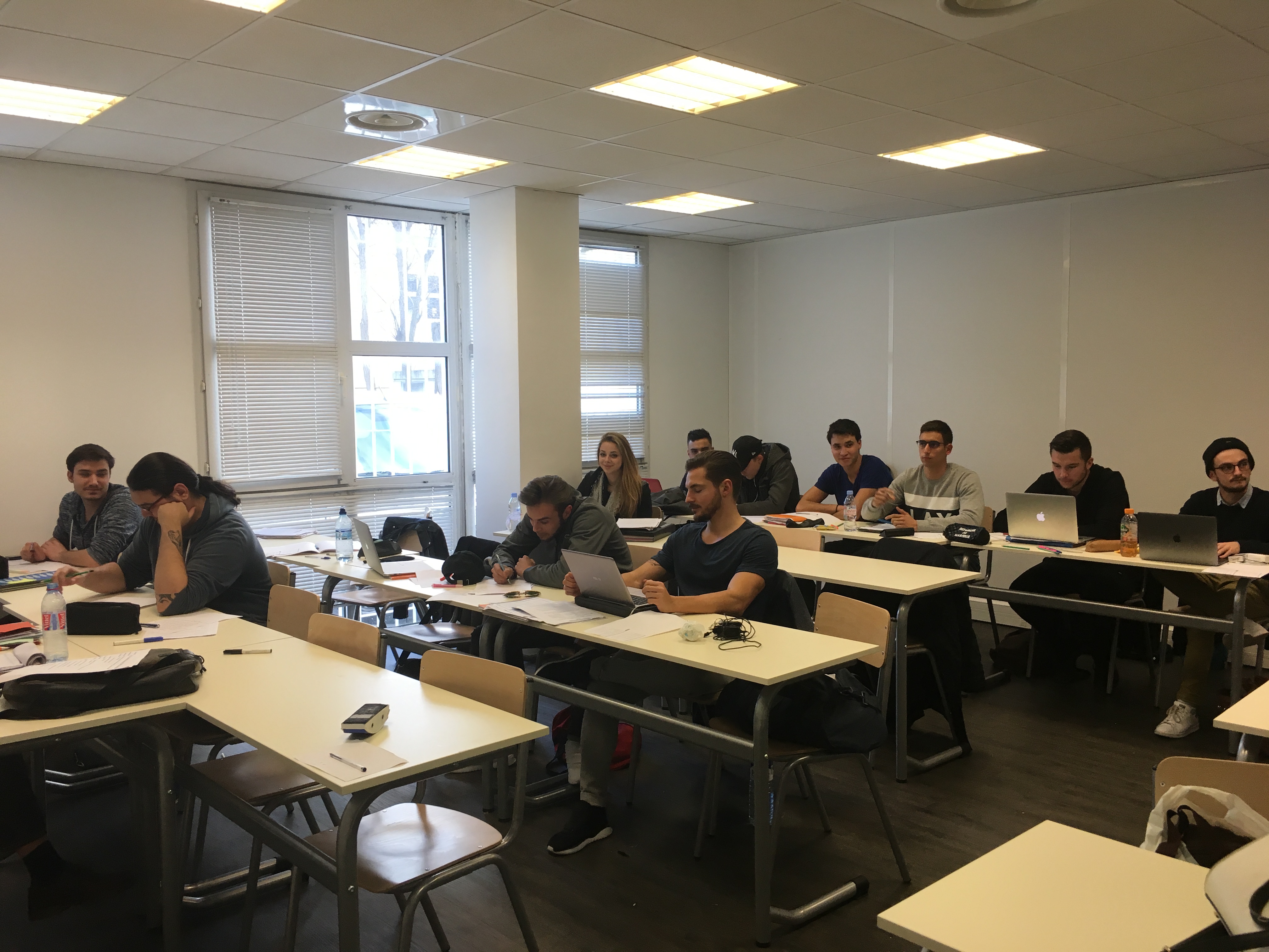 Un cours de BTS MUC