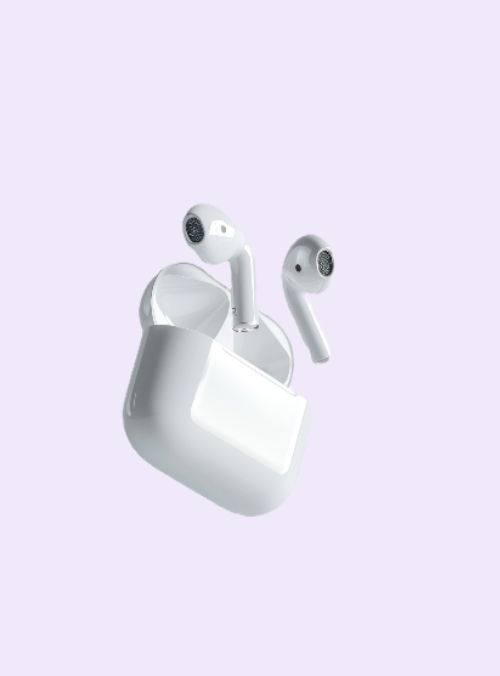 Bluetooth AirPods in charging case