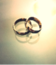 Two wedding rings, symbol of commitment