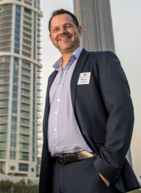 Smiling man in a suit