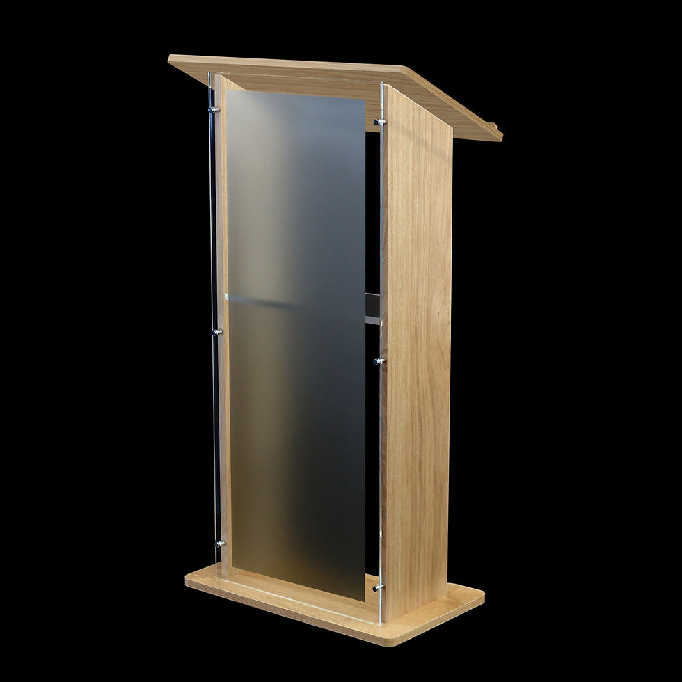 Thumbnail: Amethyst  Oak & Acrylic Lectern