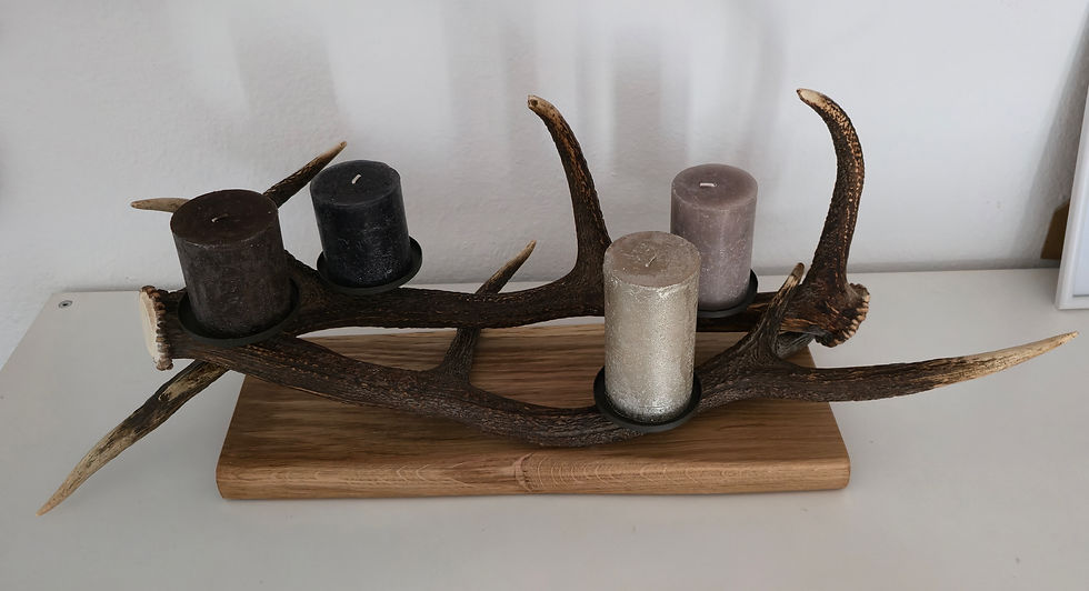Miniaturbild: Kerzenständer Rothirsch  8cm Kerzenteller