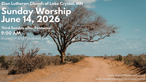 June 14, 2026 Online Resources for Worship