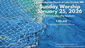 January 25, 2026 Online Resources for Worship