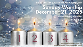 December 21, 2025 Online Resources for Worship