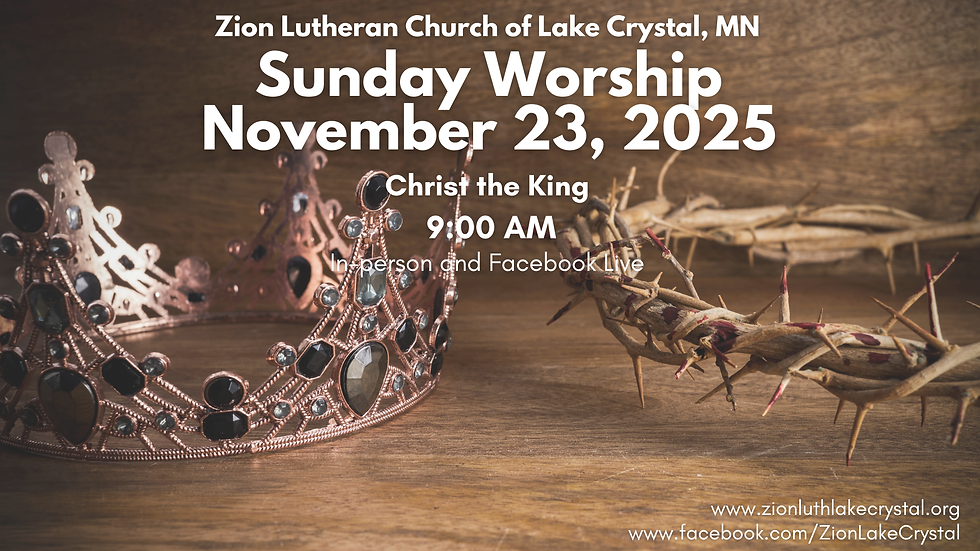 November 23, 2025 Online Resources for Worship