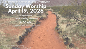 April 19, 2026 Online Resources for Worship