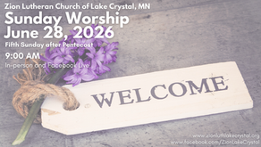 June 28, 2026 Online Resources for Worship