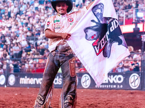 Campeão do Rodeio estilo Cutiano em Piracicaba também garante o título em Barretos