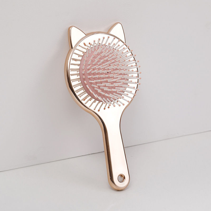 Miniatura: Cute Cartoon Cat Massage Hair Comb with Elastic Grip