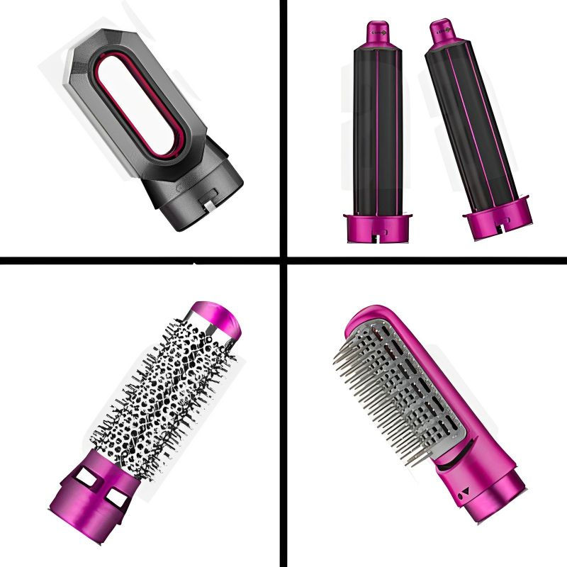 Miniatura: 5-in-1 Automatic Hot Air Comb for Curling & Straightening