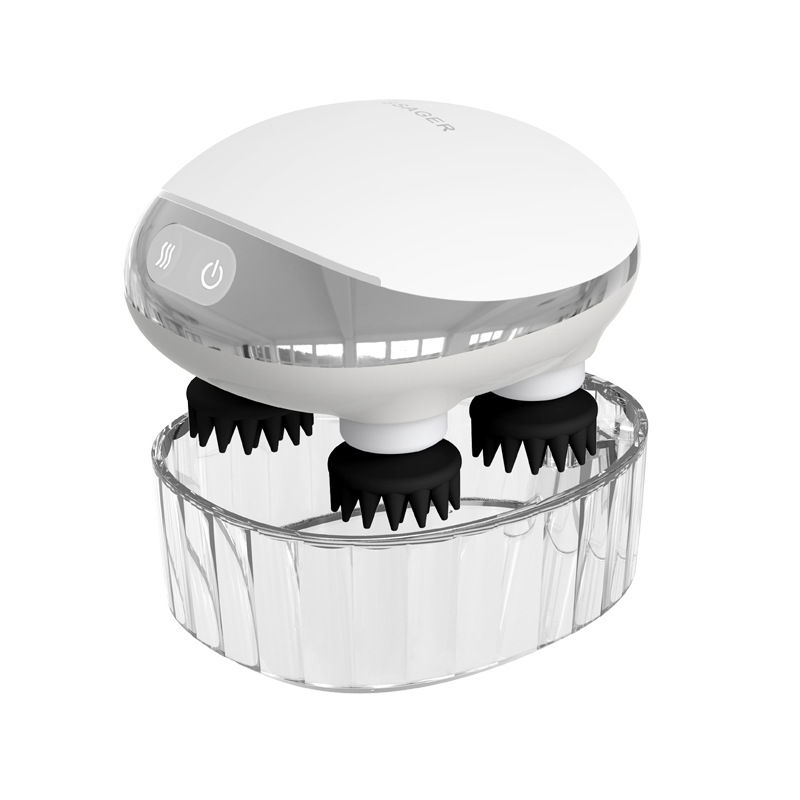 Miniatura: Electric Handheld Scalp Massager with Heating Function