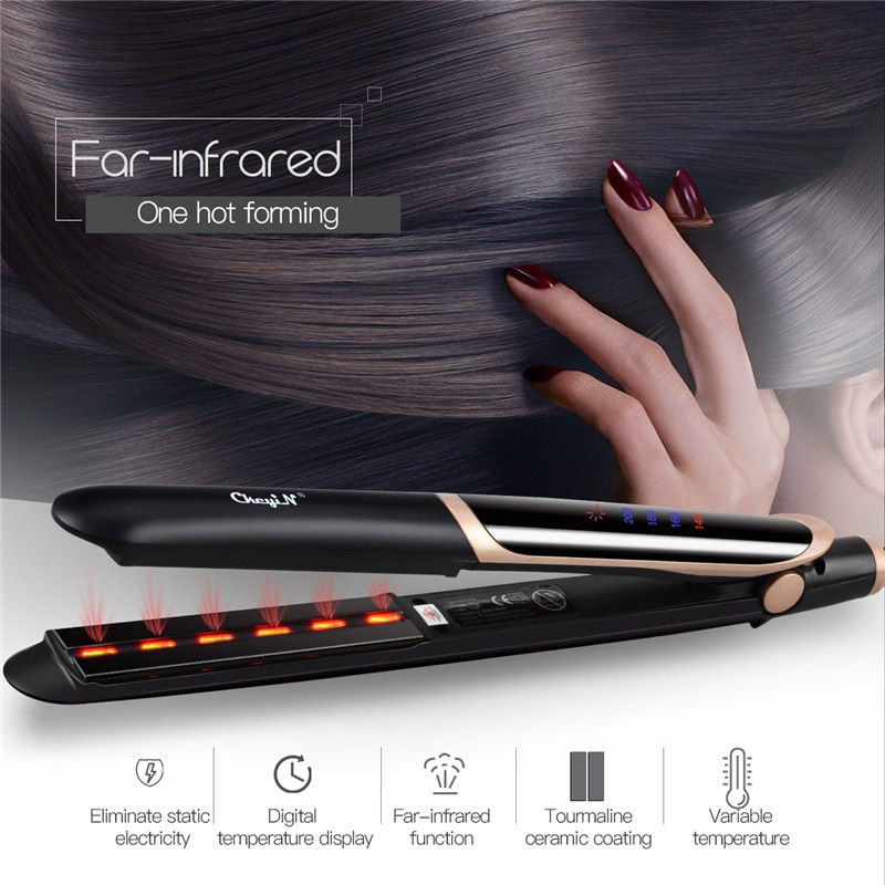 Miniatura: KM-2219 Infrared Hair Straightener and Curler