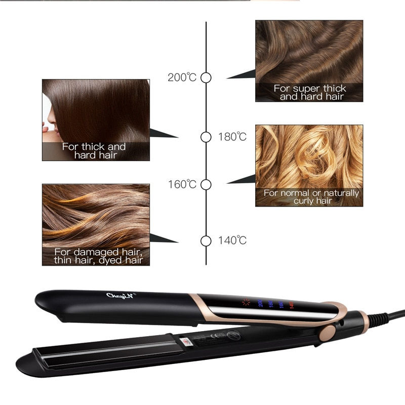 Miniatura: KM-2219 Infrared Hair Straightener and Curler