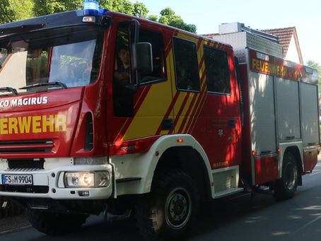 Ausgelöste Brandmeldeanlage