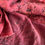 Thumbnail: Red hand woven organic cotton scarf