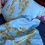 Thumbnail: rusted light indigo european pillow set