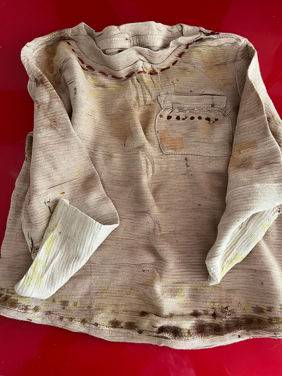 Thumbnail: Baby overalls and two shirts