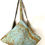 Thumbnail: hobo reversible bag: teal and khaki