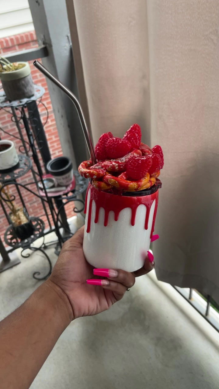 Thumbnail: "Strawberry Dream" Funnel Cake Tumbler.