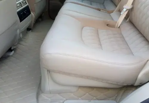Leather car floor cover