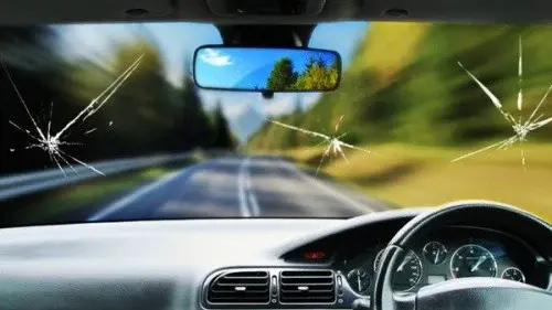 Broken glass repair