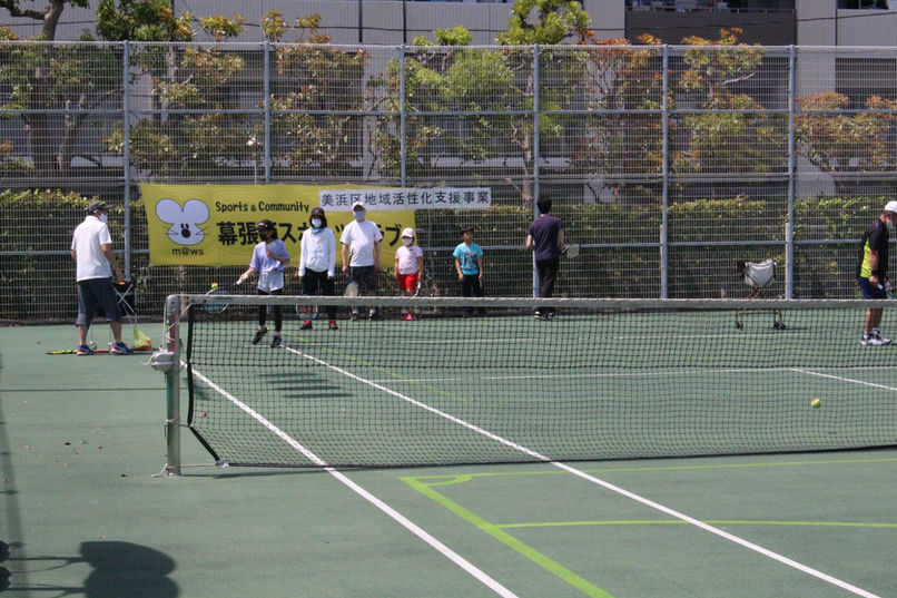 2021/5/9 美浜区地域活性化支援事業（親子テニス）