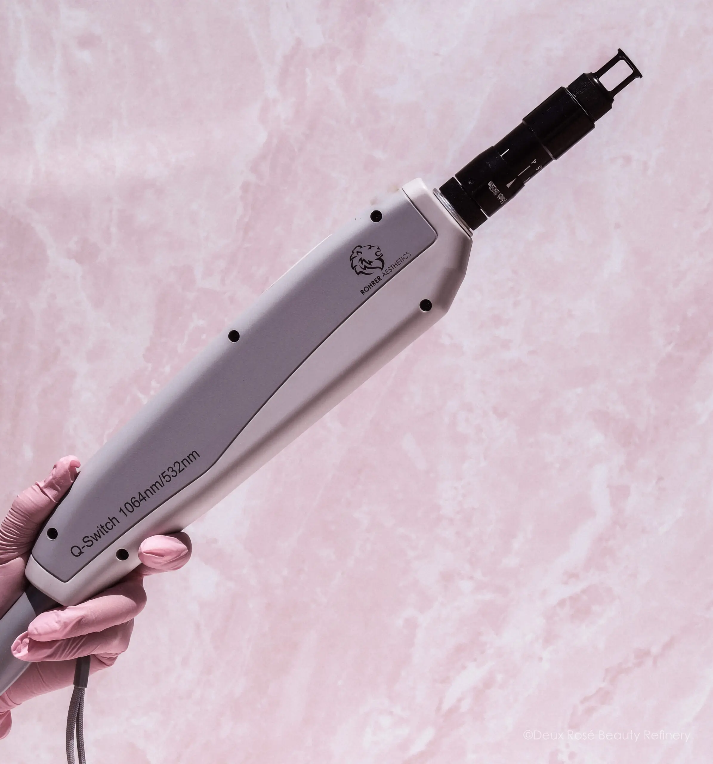 The Rhorer laser used to remove tattoos