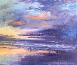 Storm Colors at Sunset SOLD