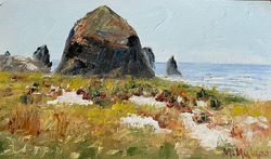 Beach Grass & Haystack