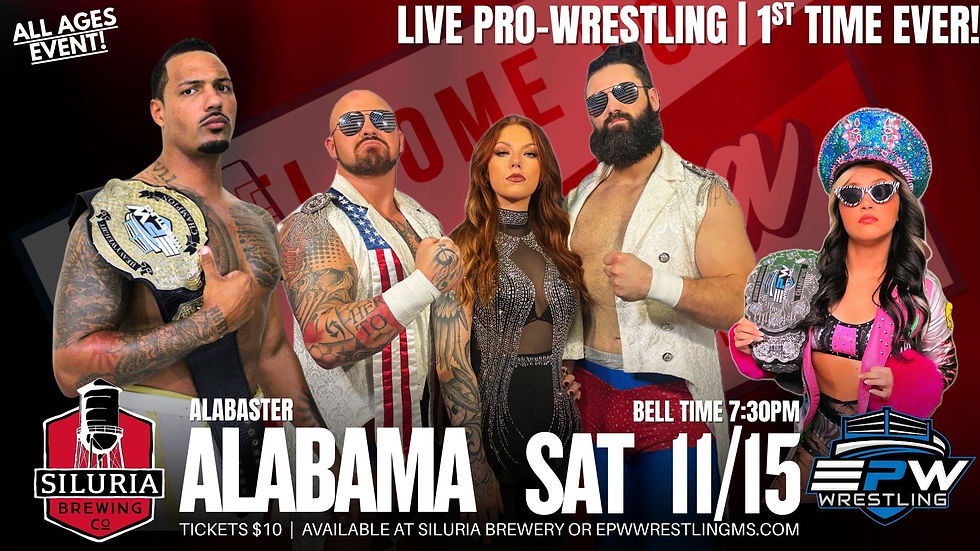 EPW Wrestling at Siluria Brewery!