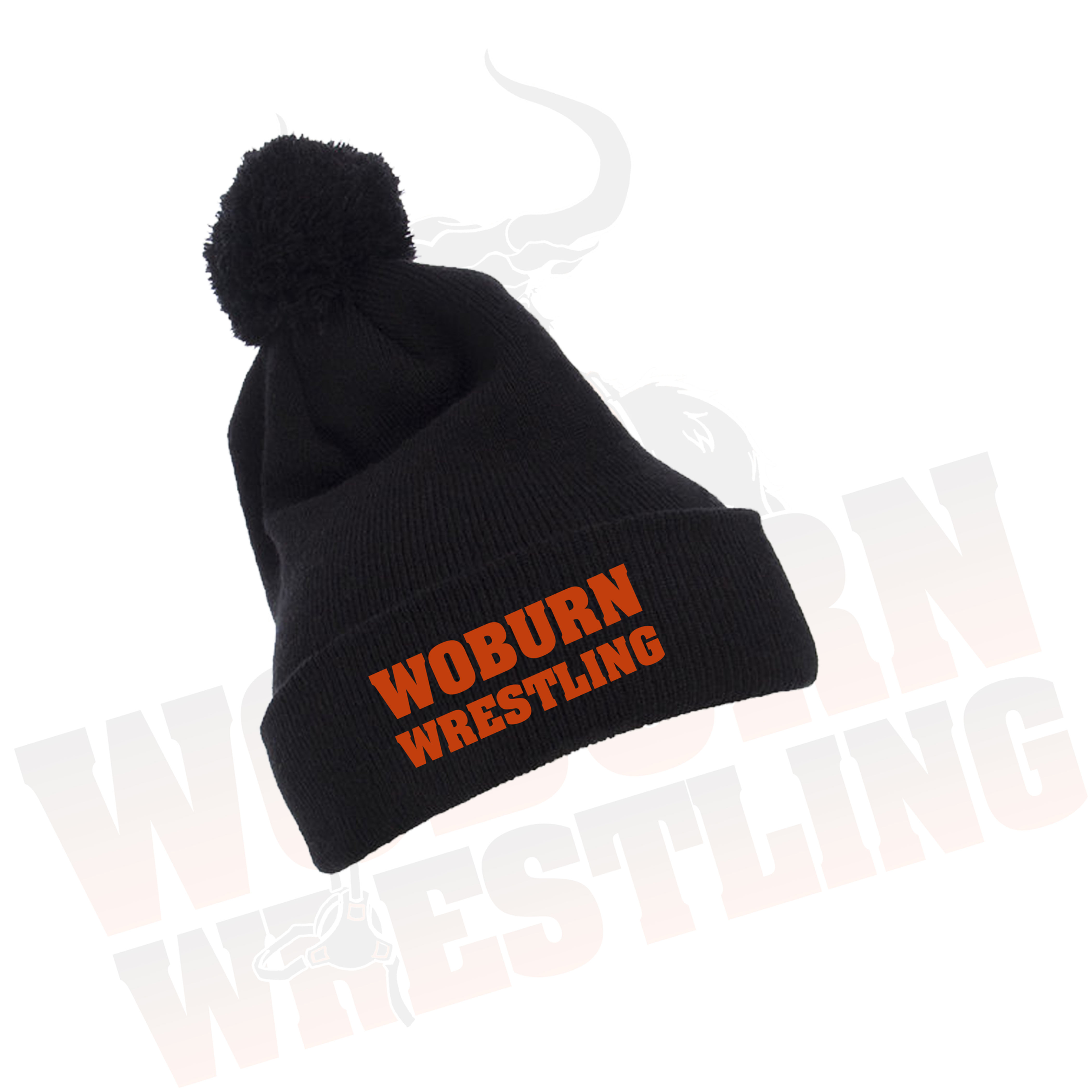 Yupoong Cuffed Knit Beanie with Pom Pom Hat