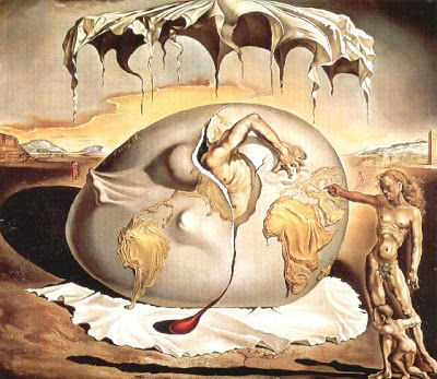 Criança e Geopolítica Observando o Nascimento ideias para ganhar dinheiro do Homem Novo por Salvador Dali