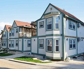 Modern villas at Ermolaos Hillside Village in Livadi near Lixouri, Kefalonia