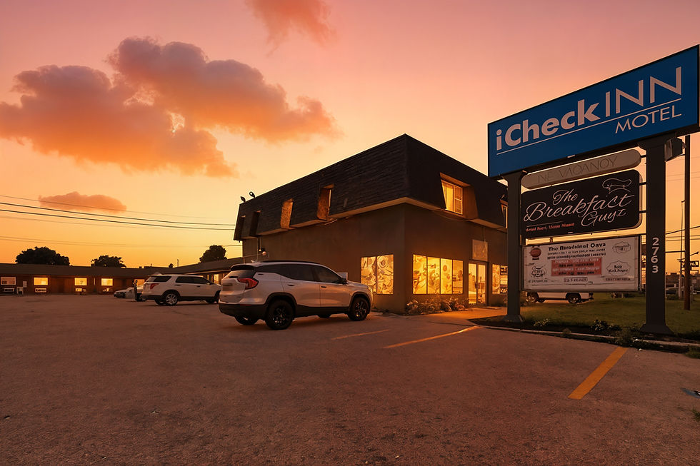 Extended stay in Windsor Ontario