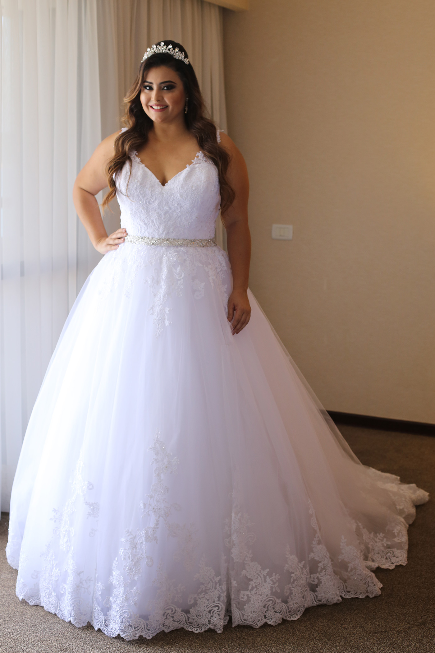aluguel de vestido de noiva plus size