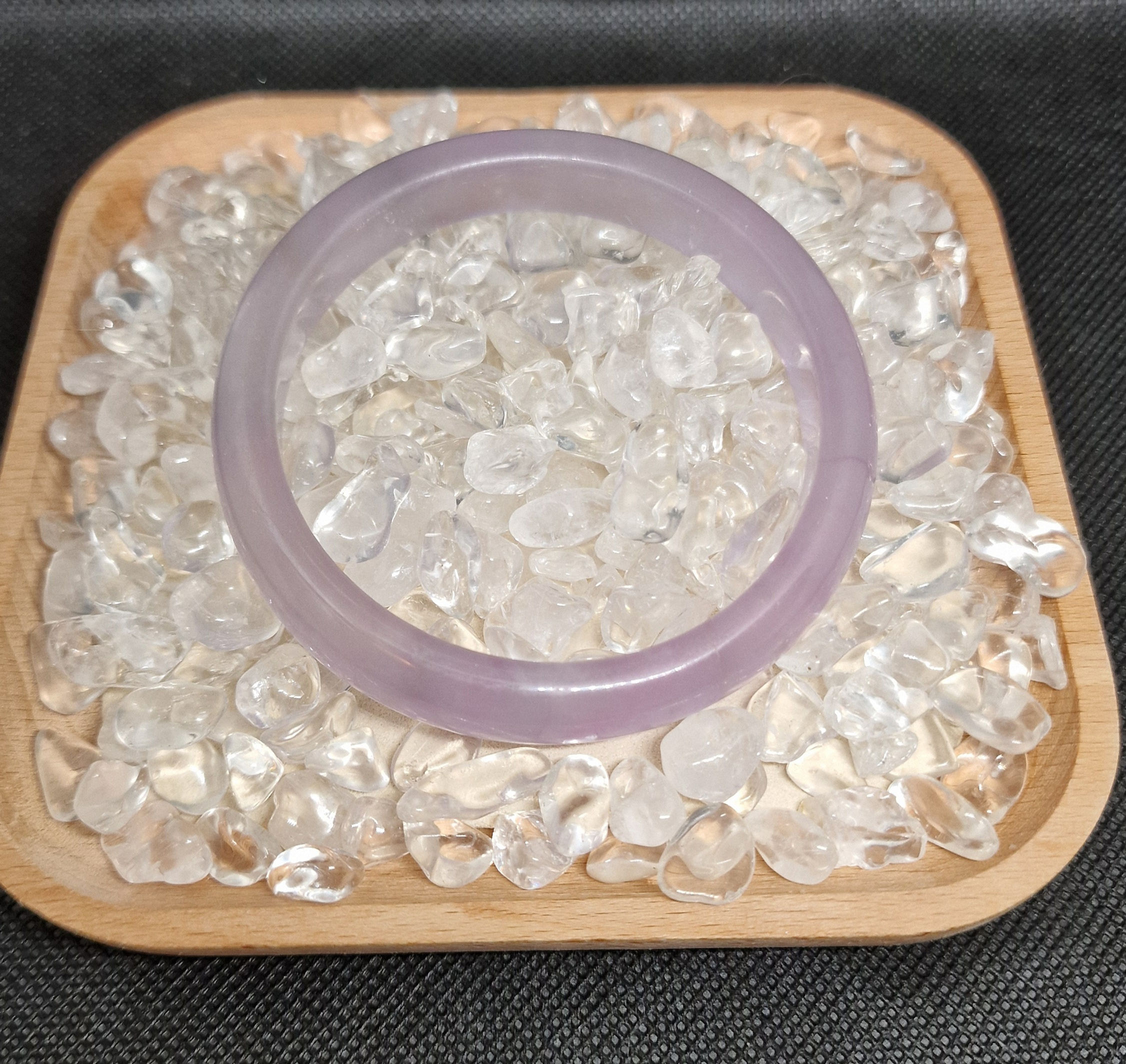 Lavender amethyst bangle