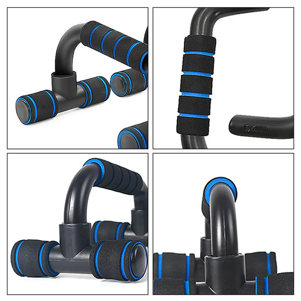 Thumbnail: 1pair U-shaped Push-up Rack Fitness Equipment Hand Sponge Grip Muscle Training P