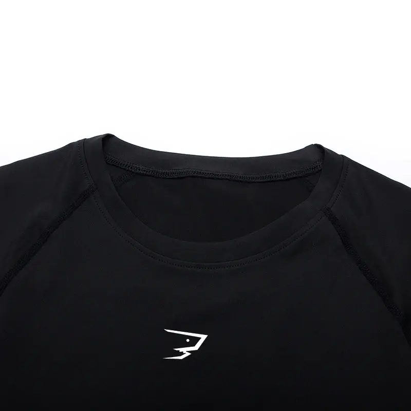 Thumbnail: Men Running Compression T-shirt Short Sleeve Sport Tees Gym Fitness Sportshirts 