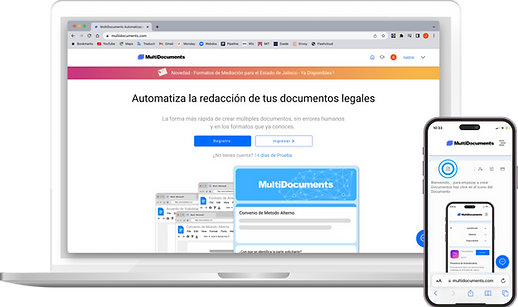 Automatización de Documentos, por Multidocuments. Contratos, acuerdos, convenios.