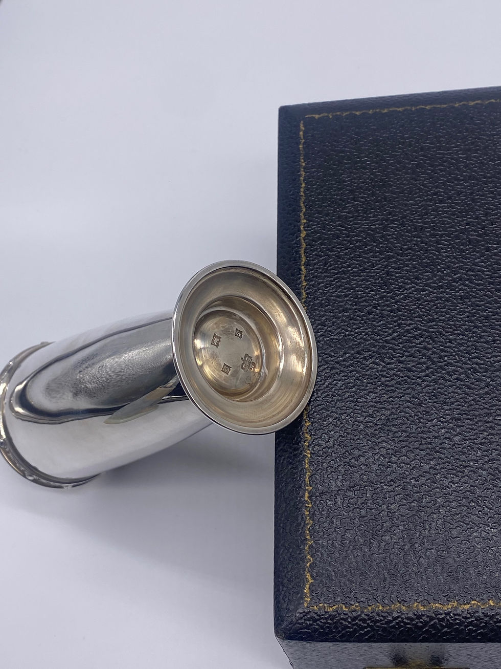 Thumbnail: Solid Silver Jug and Sugar Shaker