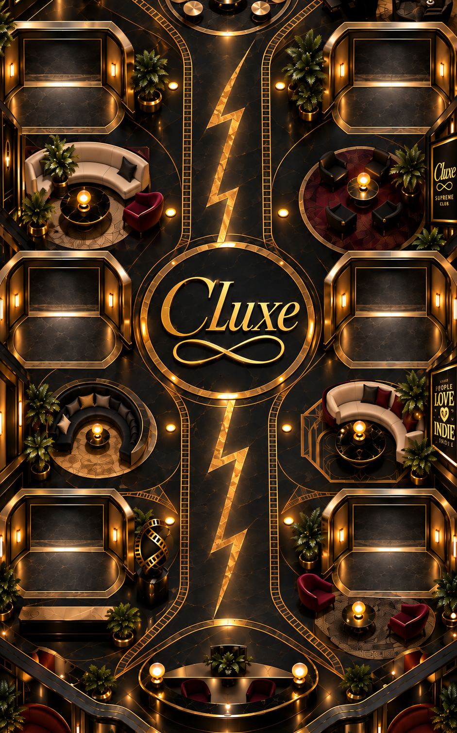 Picture of inside CLuxe's The Luxe room