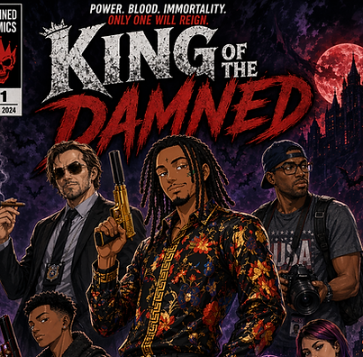 King of the Damned Comic Issue 001 Cover Art