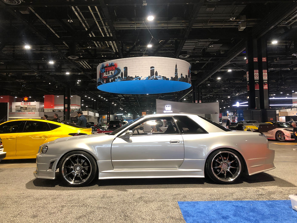 The Oles GT-R was featured at the Chi Town Alley display at the 2026 Chicago Auto Show.