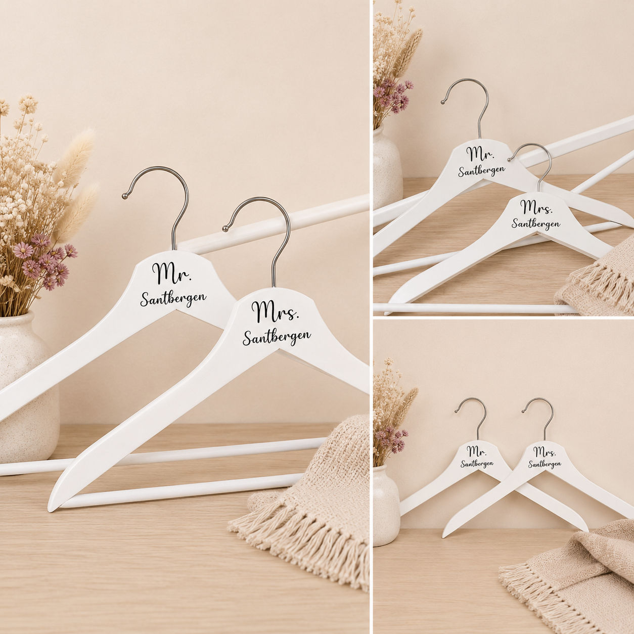Kleerhangers bruidspaar