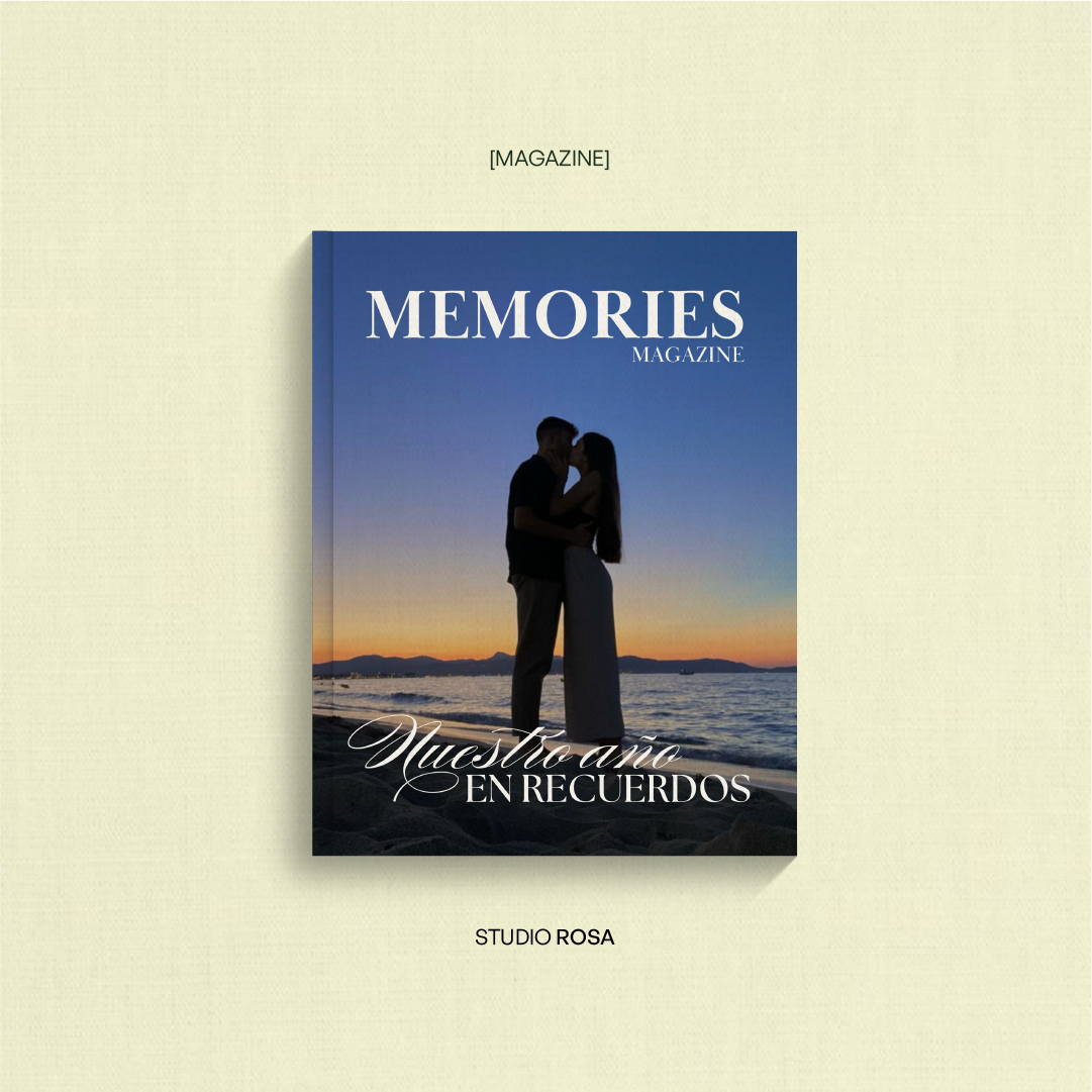 Revista Memories | Plantilla editable