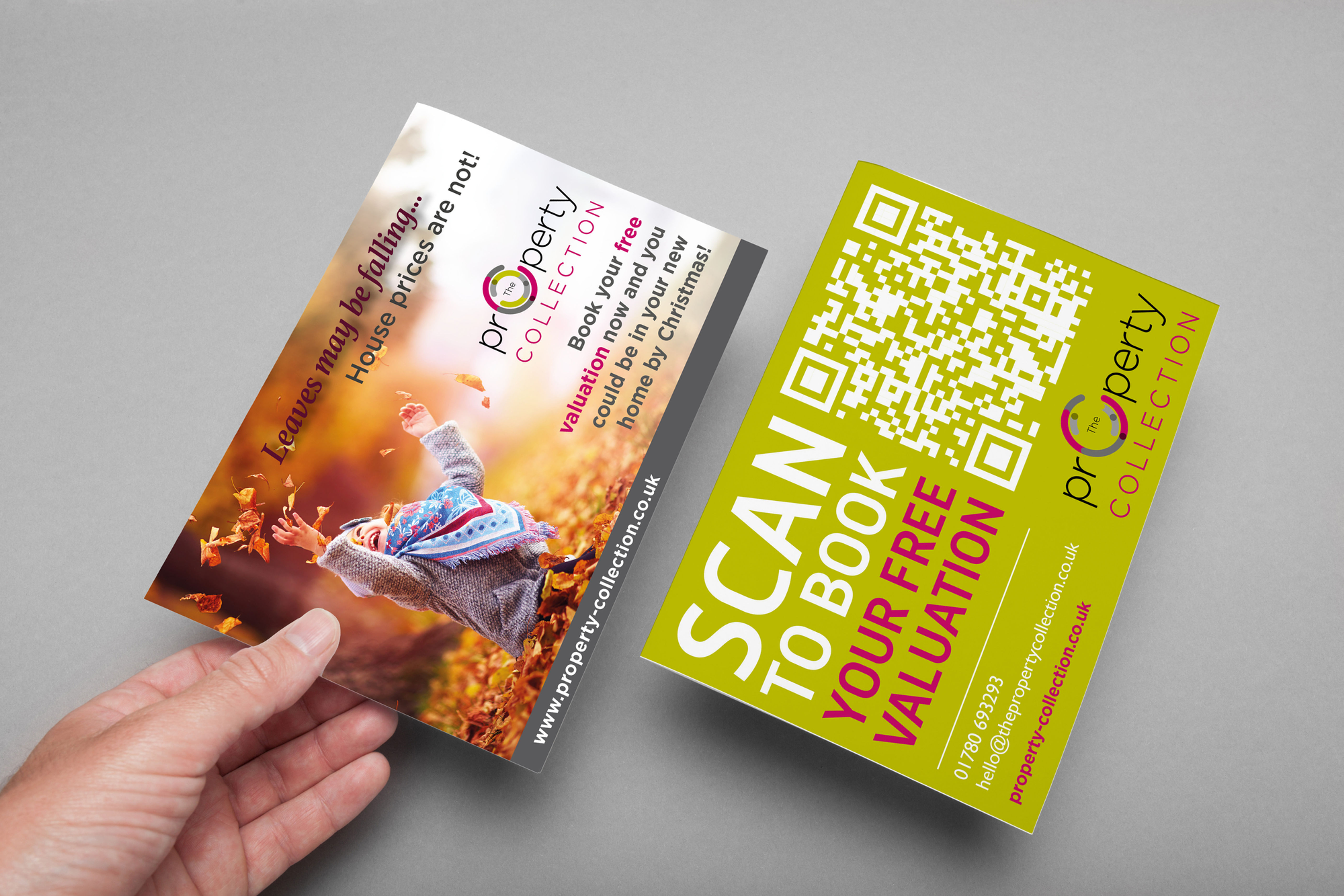 Autumn Instructions leaflet with QR code