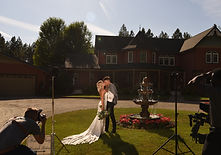 Champagne Toast – "A celebratory champagne toast as family and friends raise their glasses to the happy couple."